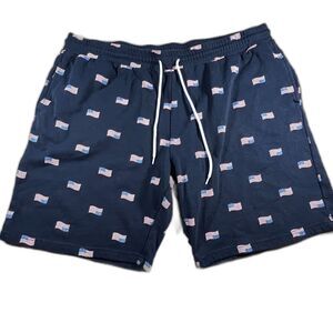Mens IML Navy American Flag Shorts - XXL